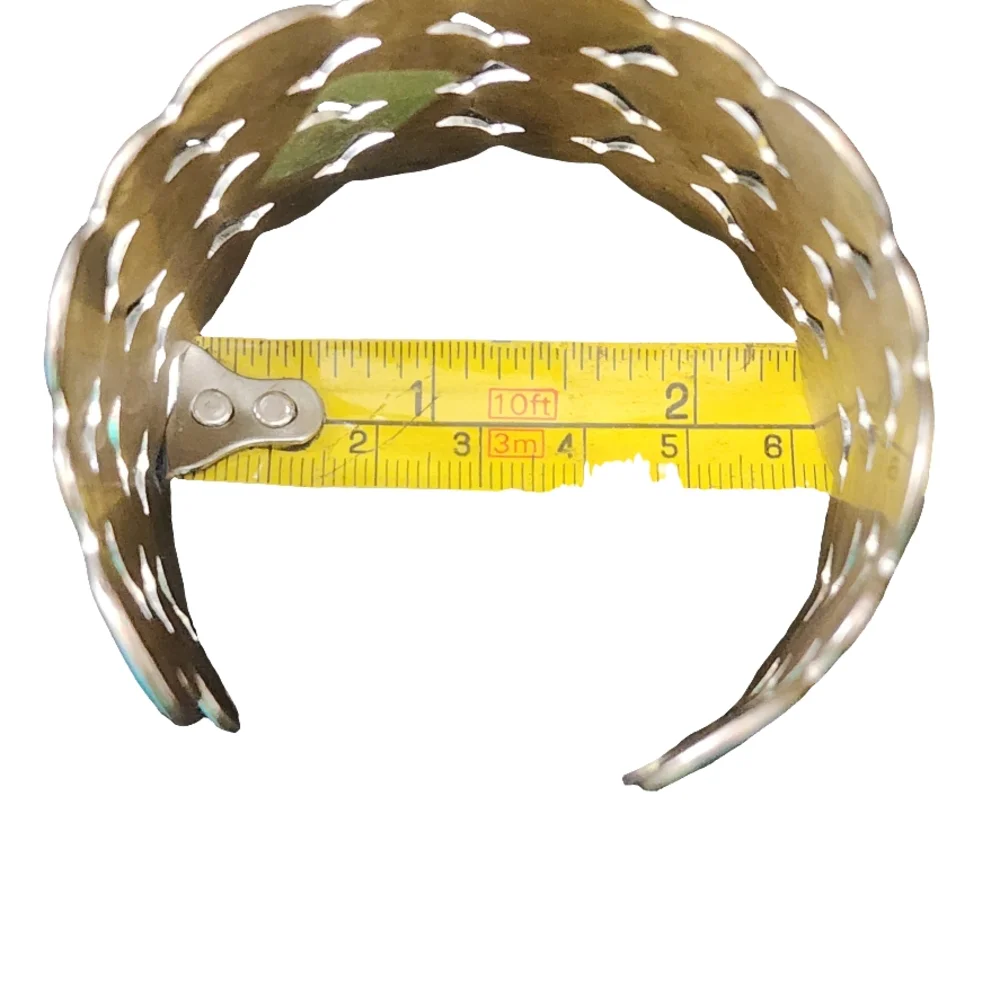 Elegant Enamel Cuff Bracelet Black and Blue Bracelet Fashion Costume Jewelry - Picture 10 of 11